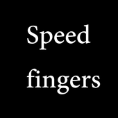 Speed fingers icon