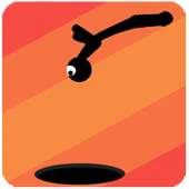 Stickman Flip in hole icon