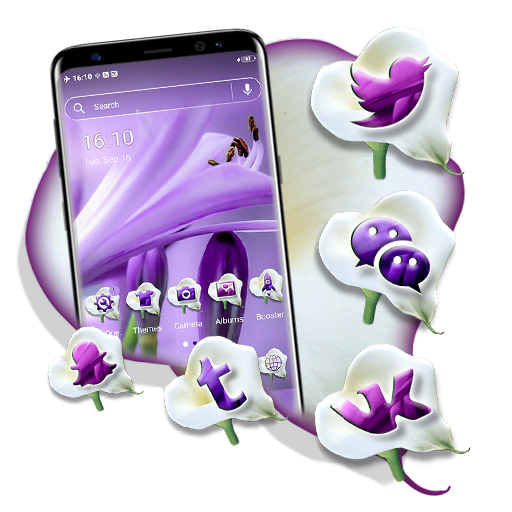 Purple Lily Theme icon