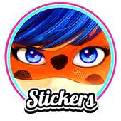 Miraculous & Cat | Ladybug Noir Stickers
