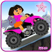Little Dora ATV Hill Racing - dora games free icon