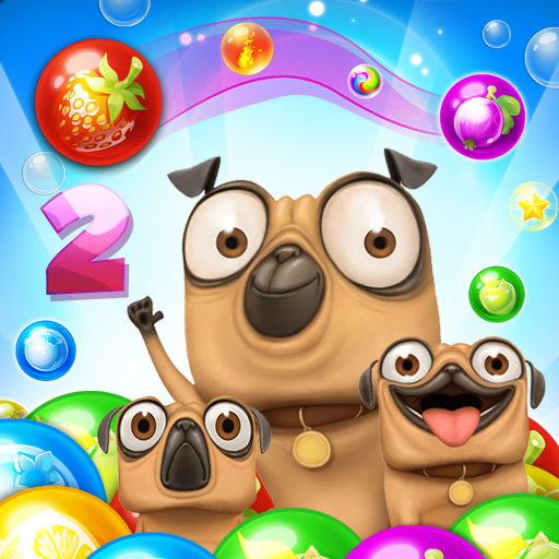 Pug Pop Bubble Shooter 2: Adventure Rescue Bulldog icon