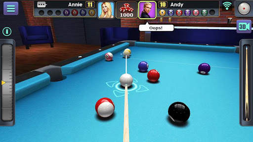 3D Pool Ball 1 تصوير الشاشة