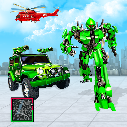 Robot Car Transforme Futuristic Rescue Mission icon