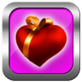 Valentine photo card icon