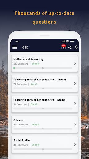 Practice Test  for GED® Exam screenshot 1