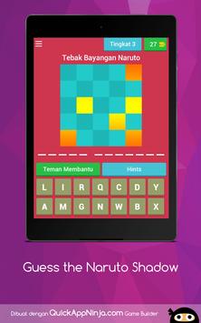 Guess the Naruto Shadow 18 تصوير الشاشة