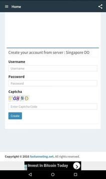 Fastunneling Free SSH screenshot 2