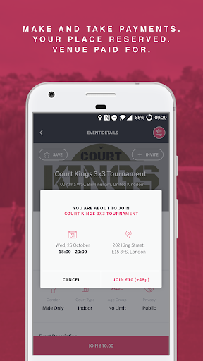 Hoops Connect - Find, Organise and Manage sports screenshot 2