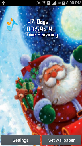 Christmas Countdown LWP Free screenshot 4