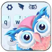 Cute owl animal keyboard on 9Apps