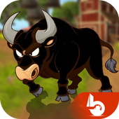 Angry bull attack simulator:Angry Bull 2018 icon