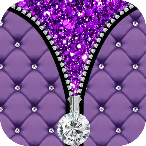 Purple Diamond Zipper Screen icon
