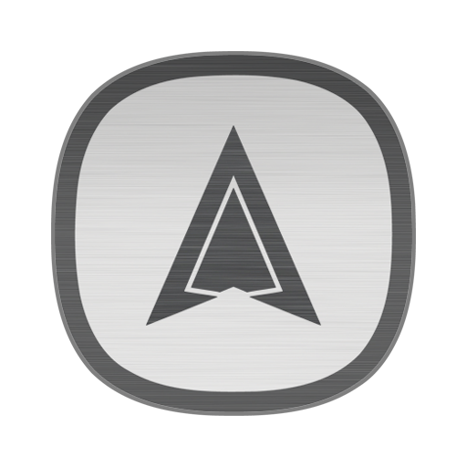 Brushed Metal Gray Annabelle Icons icon