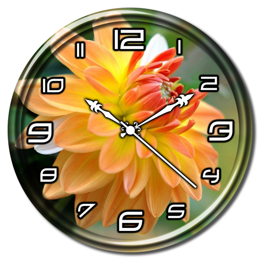 Flower Clock Live Wallpaper icon