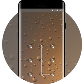 Lock theme for vivo v9 water drop wallpaper icon