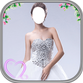 Wedding Dress Photo Montage icon