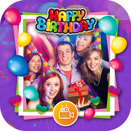 Birthday Video Maker with Song and Name icon