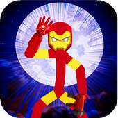 Stickman Super Heroes Fighting - Warrior Battle