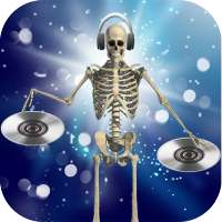 DJ Music for dancing skeleton