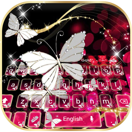 Diamond butterfly Live wallpaper Theme icon