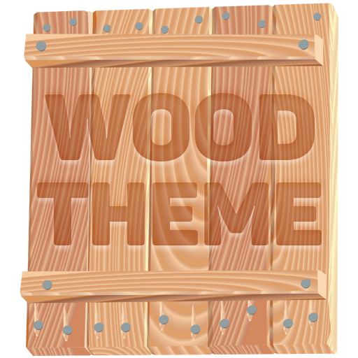 Wood Theme and Launcher icon