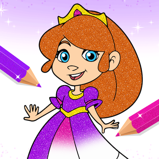 Colouring Games - Glitter Colouring Art icon