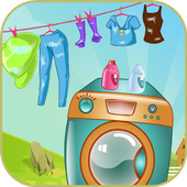 Girls Games Mechanic Laundry icon