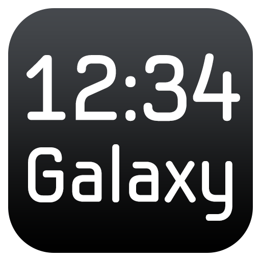 Galaxy Clock Widget icon
