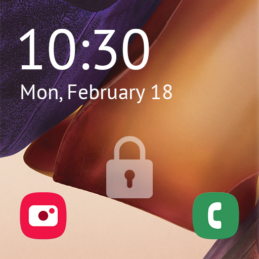 Lock screen for Galaxy Note 20, S20 edge icon