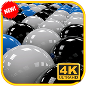 Abstract Ball Wallpaper HD 4K Background أيقونة