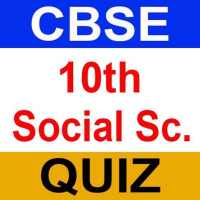 CBSE 10 Social Science Quiz ( NCERT ) MCQ