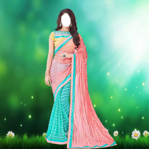 Woman Saree Photo Suit  2018 icon