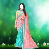 Woman Saree Photo Suit  2018