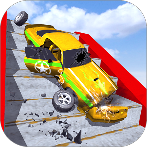 Car Crash High Jumps Stunts: Test Drive Simulator icon