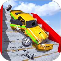 Car Crash High Jumps Stunts: Test Drive Simulator