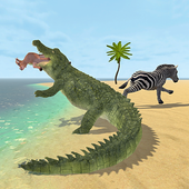 Crocodile Attack Sim: Wild Animal Family Games icon