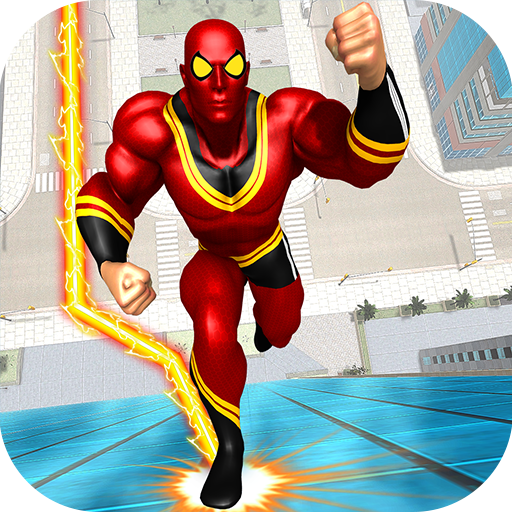 Flash Speed Hero Superhero 3d icon