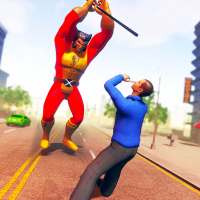 Flying Robot Spider Rope Hero City Crime Simulator