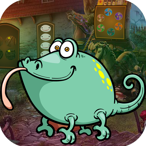 Kavi Escape Game 588 Cartoon Chameleon Rescue Game icon