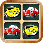 Car memory games pictures for kids and adults icon