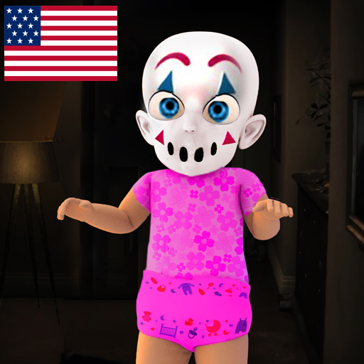 Baby In Pink Horror House Game icon