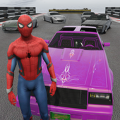 Spider Super Hero Car Park icon