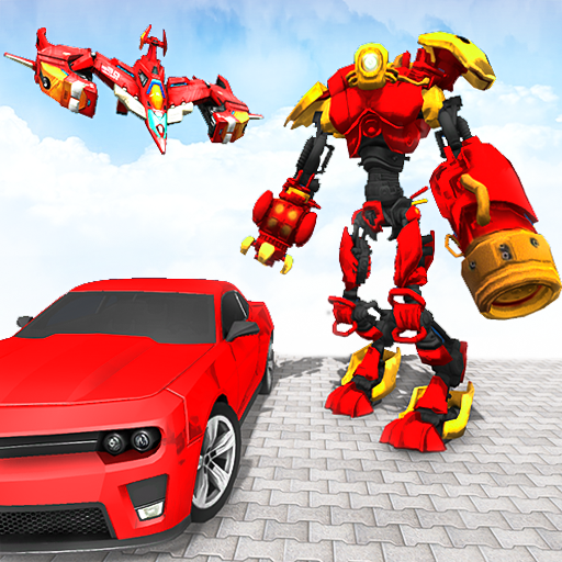 Drone Robot Car Shooting - Transform Robot Games icon