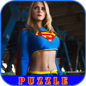 Sexy Super Woman Puzzle icon