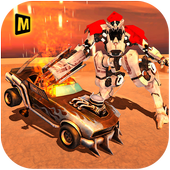 موتو تحويل هدم سيارة أيقونة