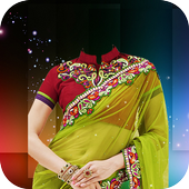 Women Saree Photo Frames icon