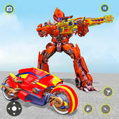 Super Robot Transform Bike: Free Shooting Game icon