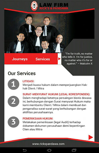 Law Firm Indonesia 7 تصوير الشاشة