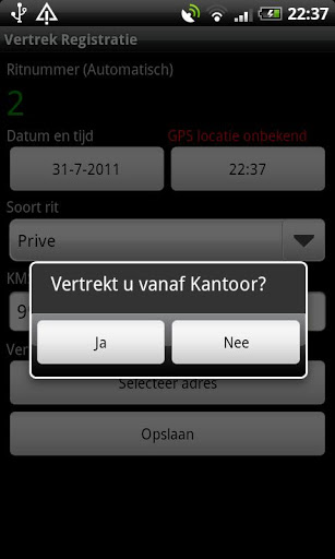 Kilometer Registratie LITE screenshot 3